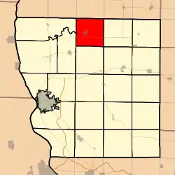 Location in Adams County