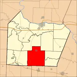 Location in Cooper County