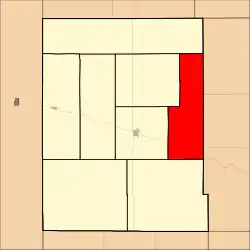 Location in Hamilton County