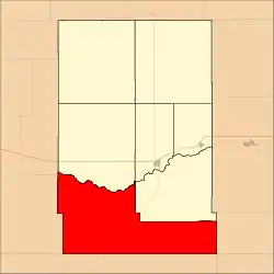 Location in Kearny County