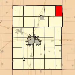 Location in Champaign County