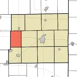 Location in Jay County