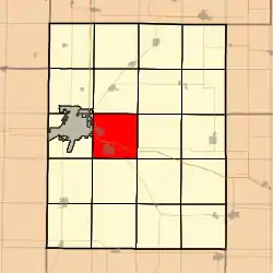 Location in Knox County