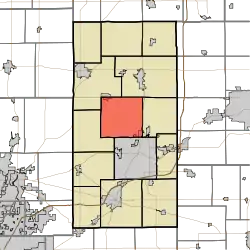 Location in Madison County