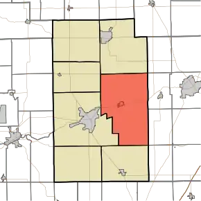 Location in Wabash County