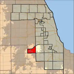 Location in Cook County