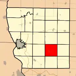 Location in Adams County