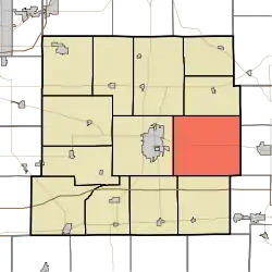 Location in Henry County