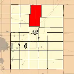 Location within Butler County