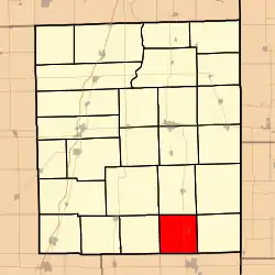 Location in Iroquois County