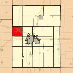 Location in Champaign County