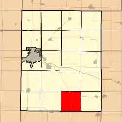 Location in Knox County