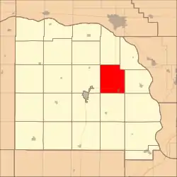 Location in Saunders County