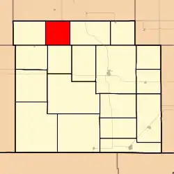 Location in Barber County