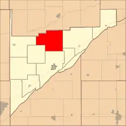 Location in Merrick County