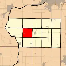 Location in Mercer County