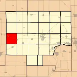 Location in Bureau County