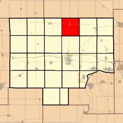 Location in Bureau County