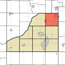 Location in Starke County