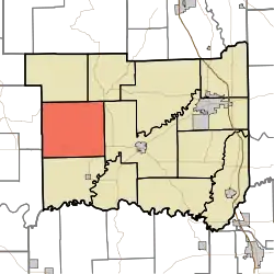 Location in Jackson County