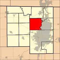 Location in Winnebago County