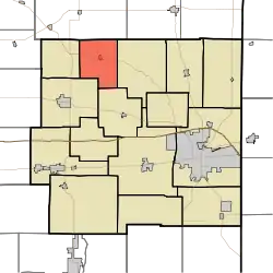 Location in Wayne County