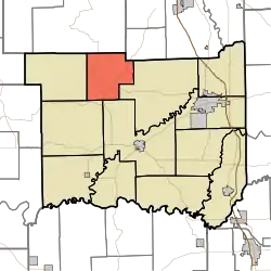 Location in Jackson County