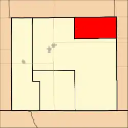 Location in Comanche County