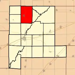 Location in Fayette County