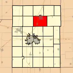 Location in Champaign County