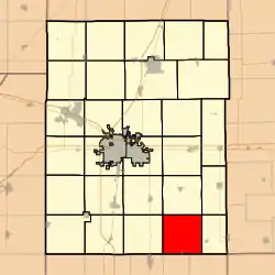 Location in Champaign County