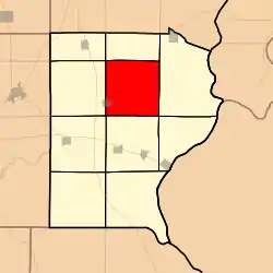 Location in Gallatin County