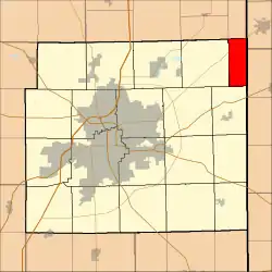 Location of Scipio Township in Allen County, Indiana