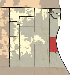 Location in Lake County