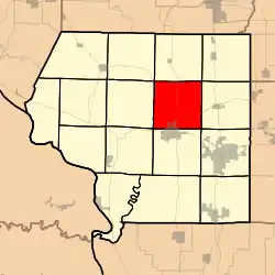 Location in Jackson County