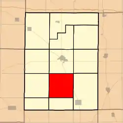 Location in Hamilton County