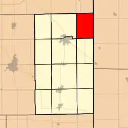 Location in Adams County