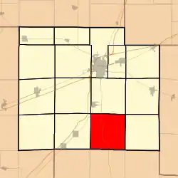 Location in Effingham County