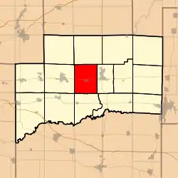 Location in Clinton County