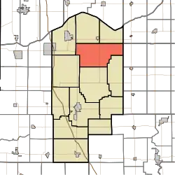 Location in Jasper County