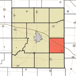 Location in Montgomery County