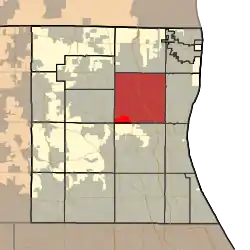 Location in Lake County