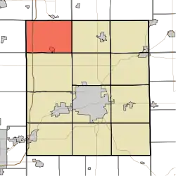 Location of Washington Township in Delaware County