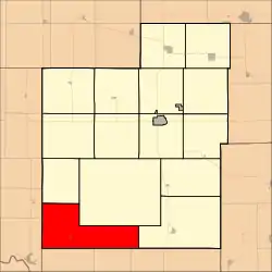 Location in Jackson County