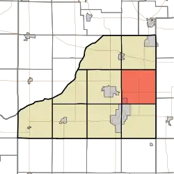 Location in Starke County