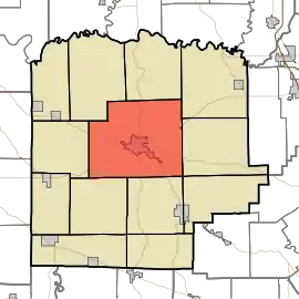 Location in Washington County