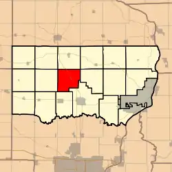 Location in Clinton County