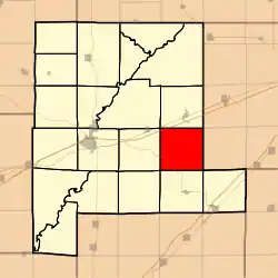 Location in Fayette County