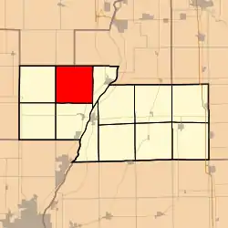 Location in Marshall County