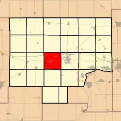 Location in Bureau County